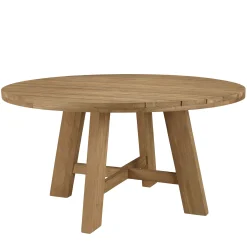 Ensemble de jardin Table ronde 150 cm 6 chaisesrotin synthétique LUMIO