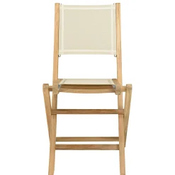 Ensemble de repas de jardin en teck table extensible et 8 chaises ALERIA