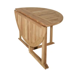 Ensemble de repas extérieur table ronde 4 chaises ALERIA