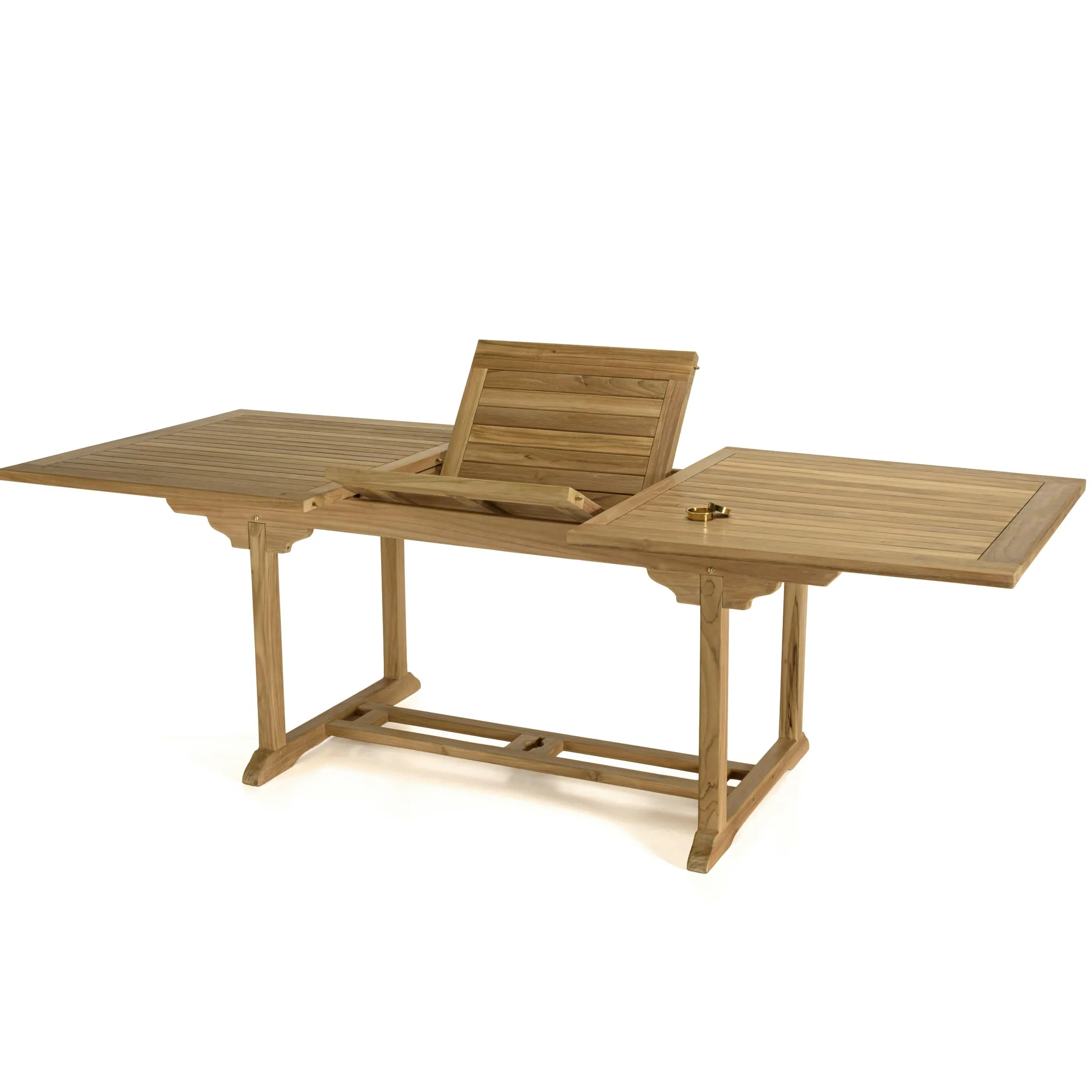 Ensemble de repas table rectangulaire 6 chaises en teck ALERIA