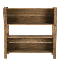 Etagère bibliothèque en bois de pin recyclé 3 niveaux DENVER