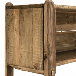 Etagère bibliothèque en bois de pin recyclé 5 niveaux DENVER