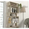 Etagère déstructurée effet travertin - 6 niches MARFA