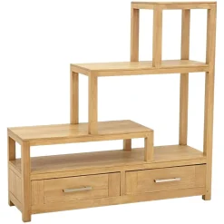 Etagère escalier 2 tiroirs ATTAN 112x35x115cm