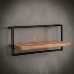 Etagère murale bois métal MELBOURNE