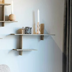 Etagère murale déstructurée en bois 66 cm TALLINN