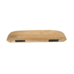 Etagère murale en bois de manguier 60 cm (lot de 3) ALMA
