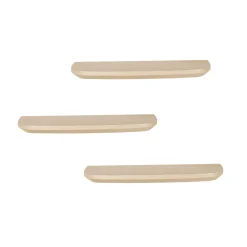 Etagère murale en bois sable 60 cm (lot de 3) ALMA