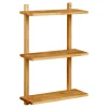 Etagère murale en chêne 3 plateaux 75 cm VARDE