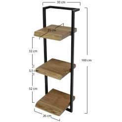 Etagère murale verticale 30 cm MELBOURNE