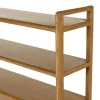 Etagère 4 niveaux en bois de mindi TIVARO
