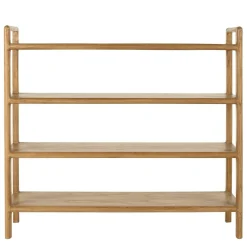 Etagère 4 niveaux en bois de mindi TIVARO