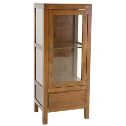 Etagère 1 porte 1 tiroir hévéa 120cm OLGA