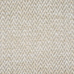 Fauteuil beige sable avec structure en bois de noyer BERLIN