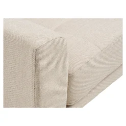 Fauteuil blanc sable en tissu ROTTERDAM