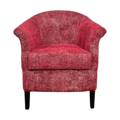 Fauteuil Cabriolet rouge chinéMIRA
