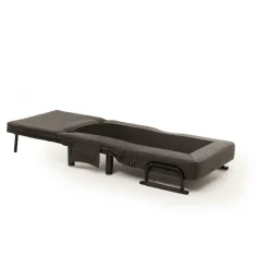 Fauteuil convertible anthracite couchage 175 cm IBARRA