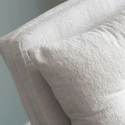 Fauteuil convertible blanc bouclette 1 place 175 cm MODI