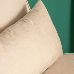Fauteuil convertible écru, couchage 180 cm COPALA