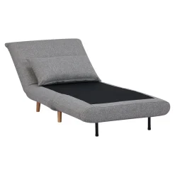 Fauteuil convertible gris BERLIN