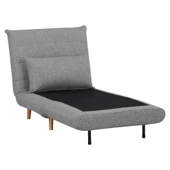 Fauteuil convertible gris BERLIN