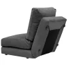 Fauteuil convertible gris foncé - tissu MODI