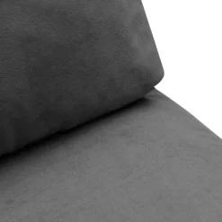 Fauteuil convertible gris foncé - tissu MODI