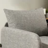 Fauteuil convertible gris lin 1 place couchage 200 cm ORURO
