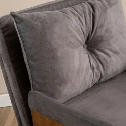 Fauteuil convertible gris orage 1 place couchage 190 cm LOJA