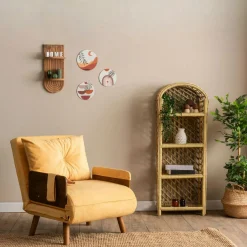 Fauteuil convertible jaune 1 place couchage 190 cm LOJA