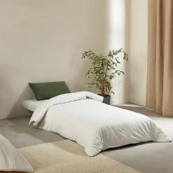 Fauteuil convertible 1 place moutarde - coussin inclus PALAU