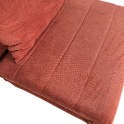 Fauteuil convertible 1 place rouille - coussin inclus PALAU