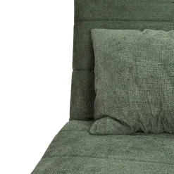 Fauteuil convertible 1 place vert - coussin inclus PALAU