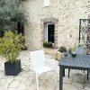 Fauteuil de jardin blanc en aluminium (lot de 2) OSLO