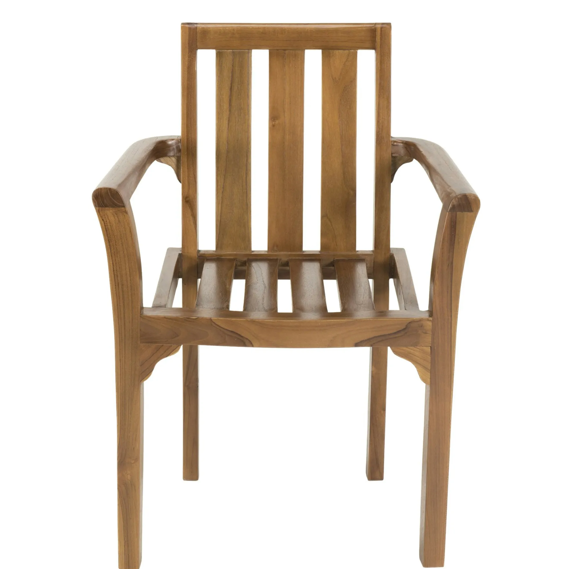 Fauteuil de jardin en teck huilé (lot de 2) MACAO