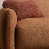 Fauteuil de salon couleur rouille MASSA