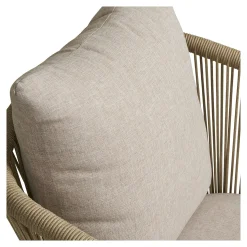 Fauteuil de table sable en corde (lot de 2) GRENADE