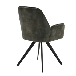 Fauteuil de table vert moderne (lot de 2) CORTINA