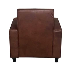 Fauteuil ELIOT MICROFIBRES HAVANE