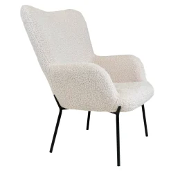 Fauteuil en peau de mouton synthétique BERLIN