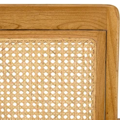 Fauteuil en rotin et bois DIKA
