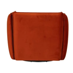 Fauteuil en velours brique SOFIA