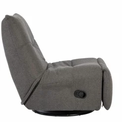 Fauteuil relax inclinable gris foncé BELORA