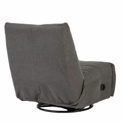 Fauteuil relax inclinable gris foncé BELORA