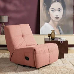 Fauteuil relax inclinable rose BELORA