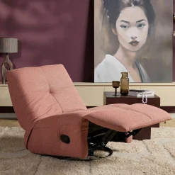 Fauteuil relax inclinable rose BELORA