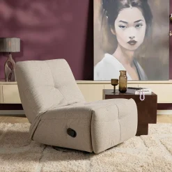 Fauteuil relax inclinable taupe BELORA