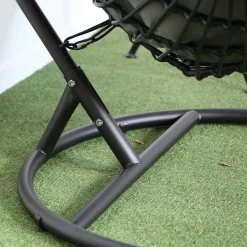 Fauteuil suspendu résine noire SOUTH BEACH