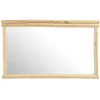 Grand miroir cadre rondins de teck naturel MANAK