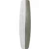 Grand vase décoratif blanc et argent